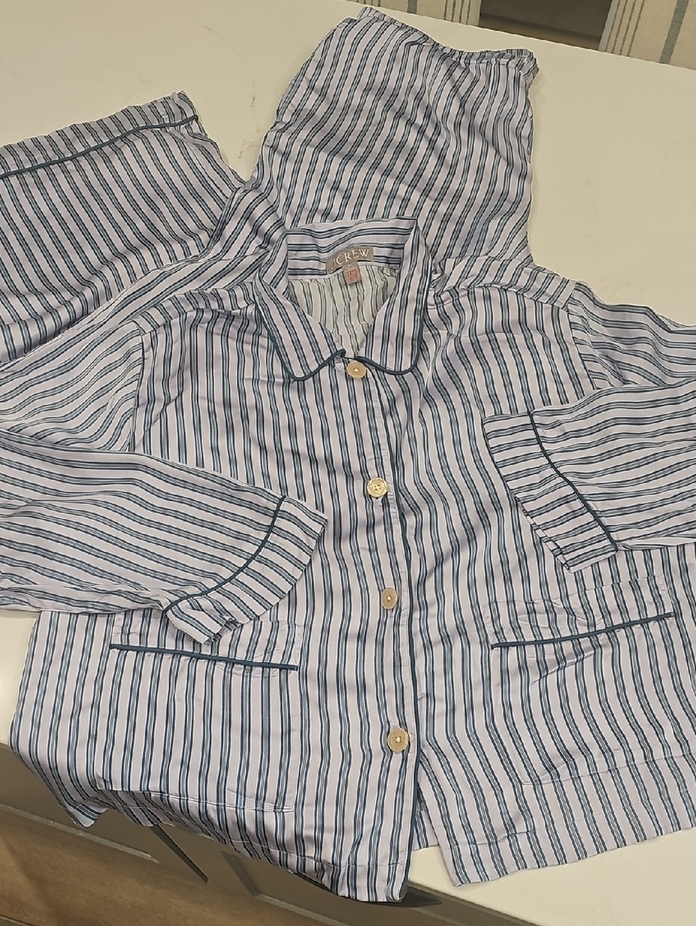 J. Crew Soft Shine PJ Set